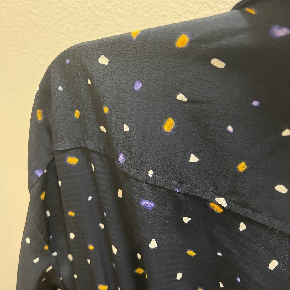 FRNCH Navy Long Sleeve Jumpsuit Size XS - Picture 9 of 9